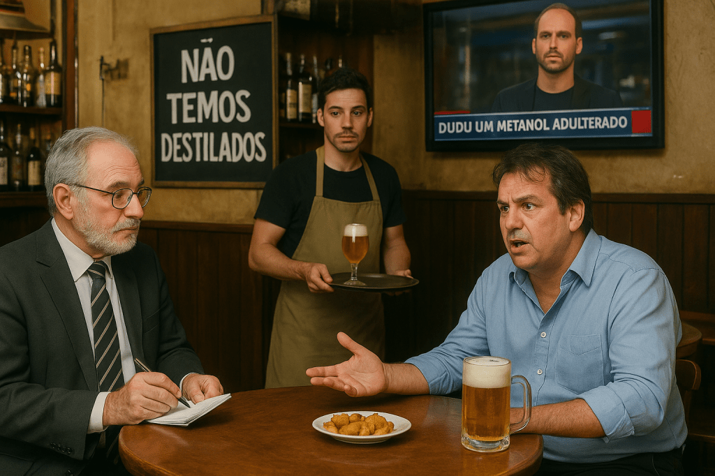 Adulteração Nacional: o metanol de Dudu&nbsp;Bolsonaro